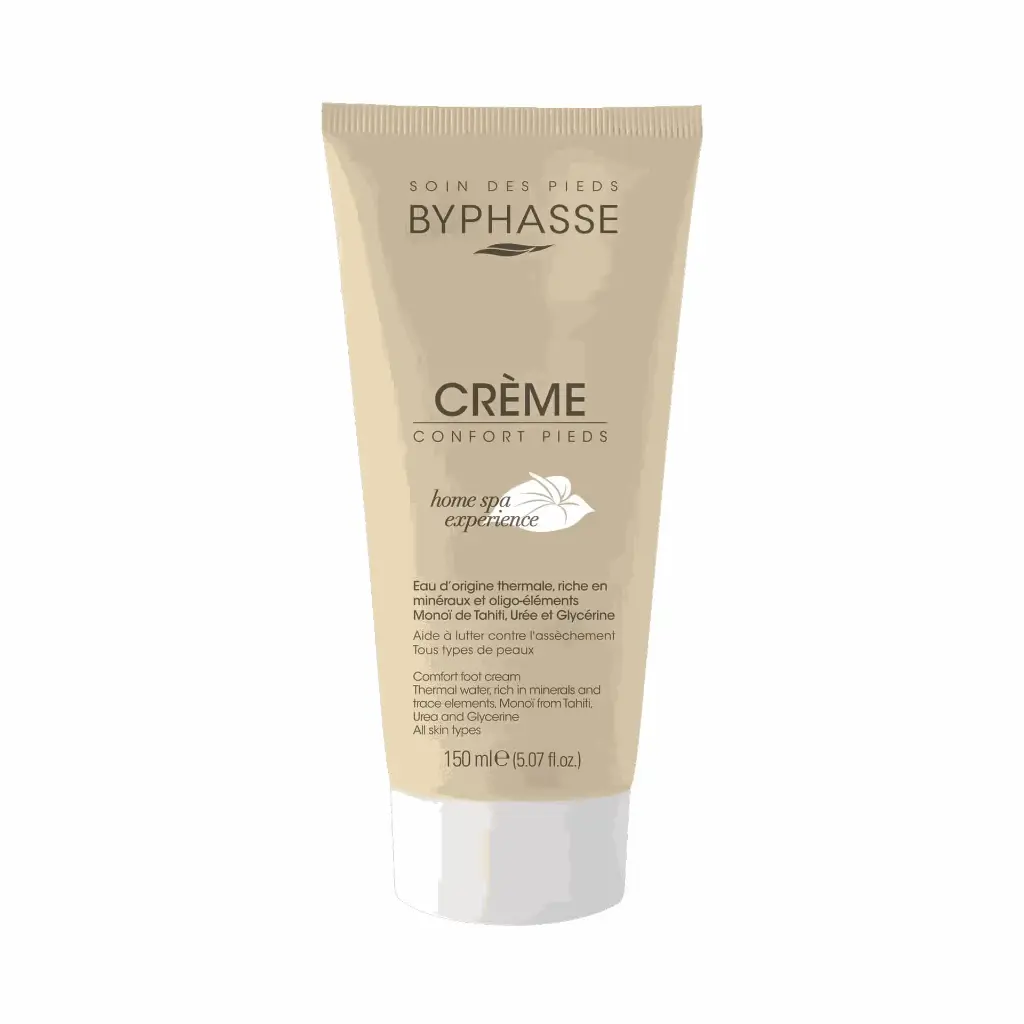 [1000010010] BYPHASSE Home Spa Experience Comfort Foot Cream All Skin Types 150Ml - كريم مرطب للأرجل لجميع أنواع البشرة 150  مل