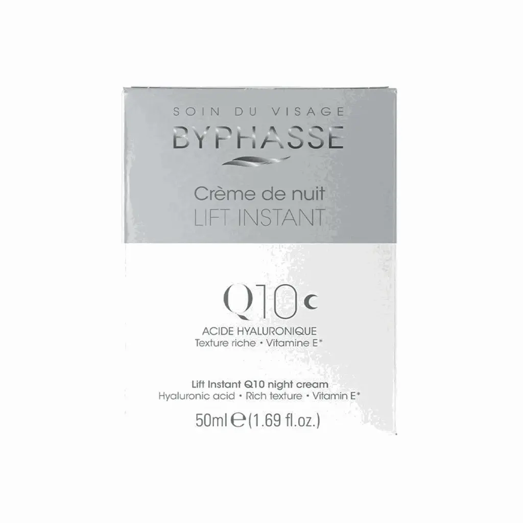 [1000027020] BYPHASSE Lift Instant Q10 Night Cream 60Ml - بايفيز كريم ليلي سريع المفعول بمركب Q10  و حمض الهيالورونيك وفيتامين هـ