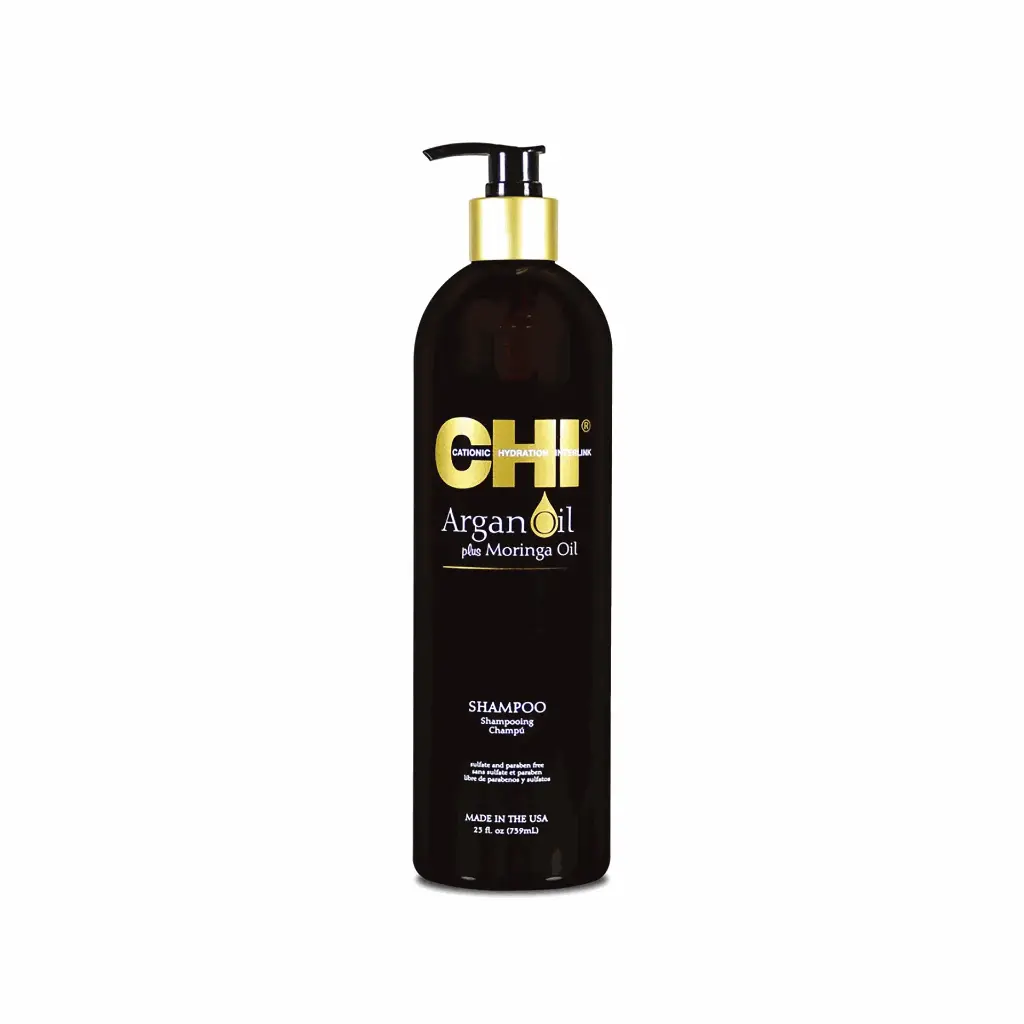 [CHIAS25SA] CHI Argan Oil Shampoo - 739 ml ﺗﺸﻲ ﺷﺎﻣﺒﻮ ﺯﻳﺖ ﺍﻷﺭﻏﺎﻥ ﻭ ﺍﻟﻤﻮﺭﻳﻨﻐﺎ