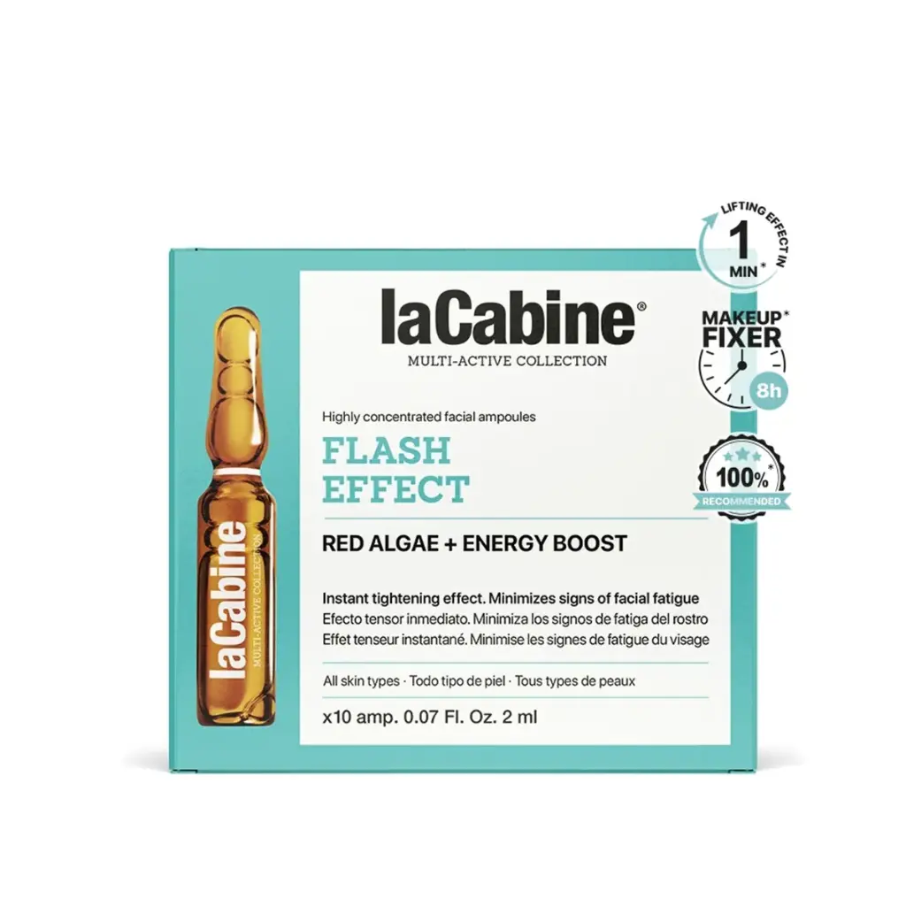 [03614] La Cabine Flash effect ampoules 2*10ml - أمبولات النضارة والإشراق 10*2  مل