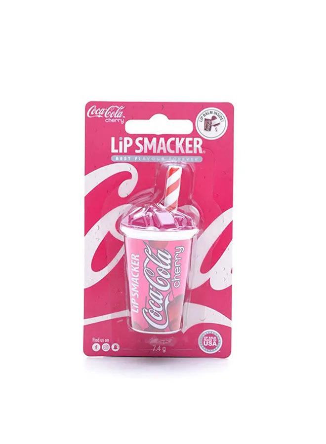 [Z82045HW] Lip Smacker Coca-Cola Cup Pot Balm Cherry - 7.4g (N) ليب سماكر كولا بالكرز كوب