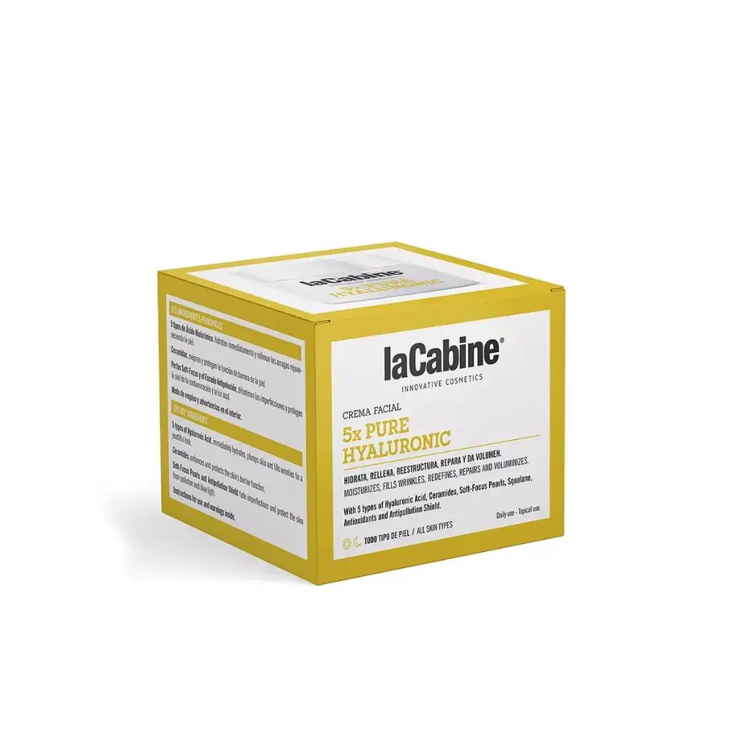 [02724-681] La Cabine CREMA FACIAL PURE HYALURONIC MULTI IDIOMA 50ML-كريم الهيالورونيك النقي لترطيب البشرة 50  مل 