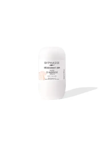 [1000007043] BYPHASSE 48H Deodorant Sweet Almond Oil (Roll-On) 50Ml - مزيل العرق بزيت اللوز الحلو
