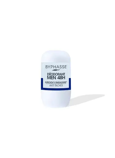 [1000007045] BYPHASSE 48H Men Deodorant Groovy Paradise (Roll-On) 50Ml - جروفي بارادايس مزيل العرق للرجال