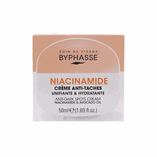 [1000027015] BYPHASSE Anti-Dark Spots Cream Niacinamide 50Ml - بايفيز كريم بمركب النياسيناميد وزيت الأفوكادو لإزالة البقع الداكنة