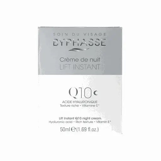 [1000027020] BYPHASSE Lift Instant Q10 Night Cream 60Ml - بايفيز كريم ليلي سريع المفعول بمركب Q10 و حمض الهيالورونيك وفيتامين هـ
