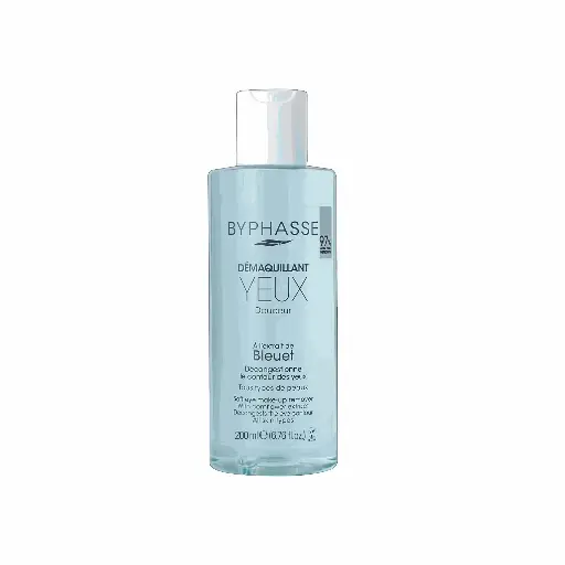 BYPHASSE Soft Eye Make Up Remover Cornflower Extract 200Ml-بايفيز مزيل المكياج حول العين بمستخلص نبات الذرة لطيف على البشرة