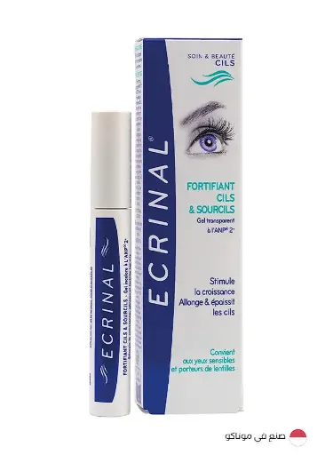 [991451] Ecrinal Eyelash & Eyebrow Strengthener Colourless Gel With ANP 2+ - 9ml اكرينال ماسكارا شفافة مقوية ومكثفة للرموش والحواجب