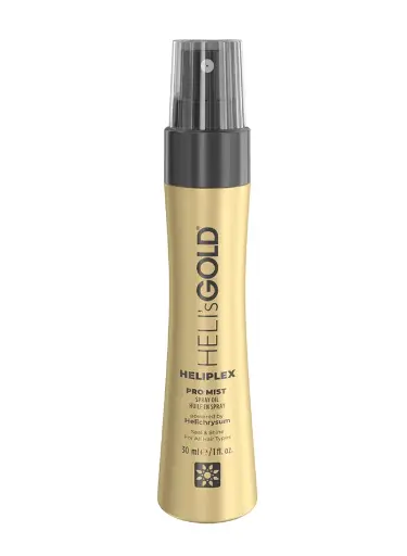 [A540020-N] HELI's Gold Pro Mist Shine Seal Spray Oil 30ml هيليز قولد رذاذ زيت الشعر
