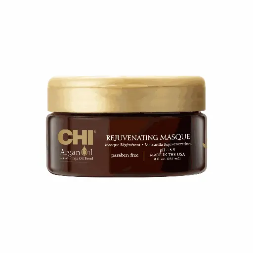 [CHIAOM8SA] CHI Argan Oil Rejuvenating Masque - 237 ml  ﺗﺸﻲ ﻣﺎﺳﻚ ﺗﺠﺪﻳﺪ ﺍﻟﺸﻌﺮ ﺯﻳﺖ ﺍﻷﺭﻏﺎﻥ ﻭ ﺍﻟﻤﻮﺭﻳﻨﻐﺎ ﻣﺮﻃﺐ