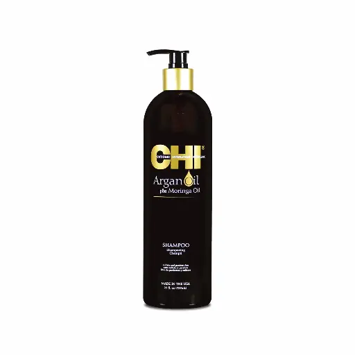 [CHIAS25SA] CHI Argan Oil Shampoo - 739 ml ﺗﺸﻲ ﺷﺎﻣﺒﻮ ﺯﻳﺖ ﺍﻷﺭﻏﺎﻥ ﻭ ﺍﻟﻤﻮﺭﻳﻨﻐﺎ