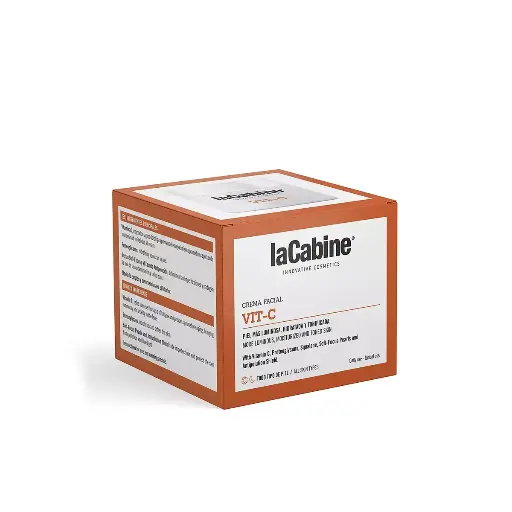 [03596] La Cabine CREMA FACIAL VIT C MULTI IDIOMA 50ML- كريم فيتامين سي لنضارة وتفتيح البشرة 50 مل
