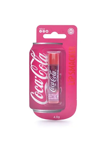[E88856HW] Lip Smacker Coca-Cola Balm Cherry - 4g (N) ليب سماكر كولا بالكرز
